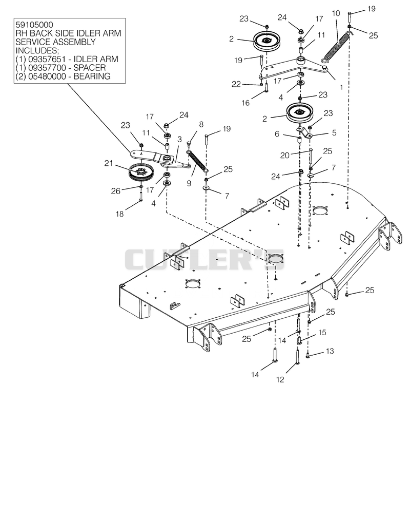 Idlers And Sheaves - 60"