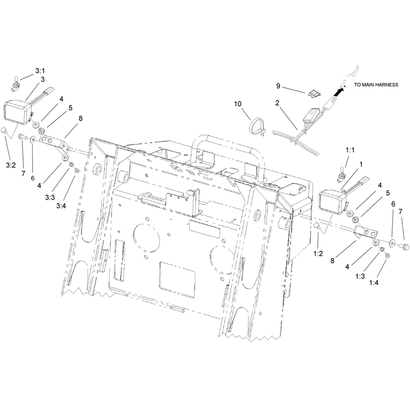 Light Assembly for 4-Paw and TX Models (Kit 100-8840)