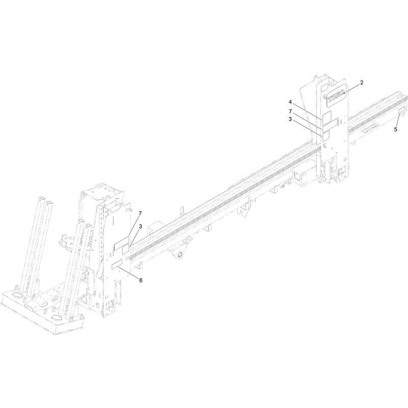 Thrust Frame Assembly No 132-4244