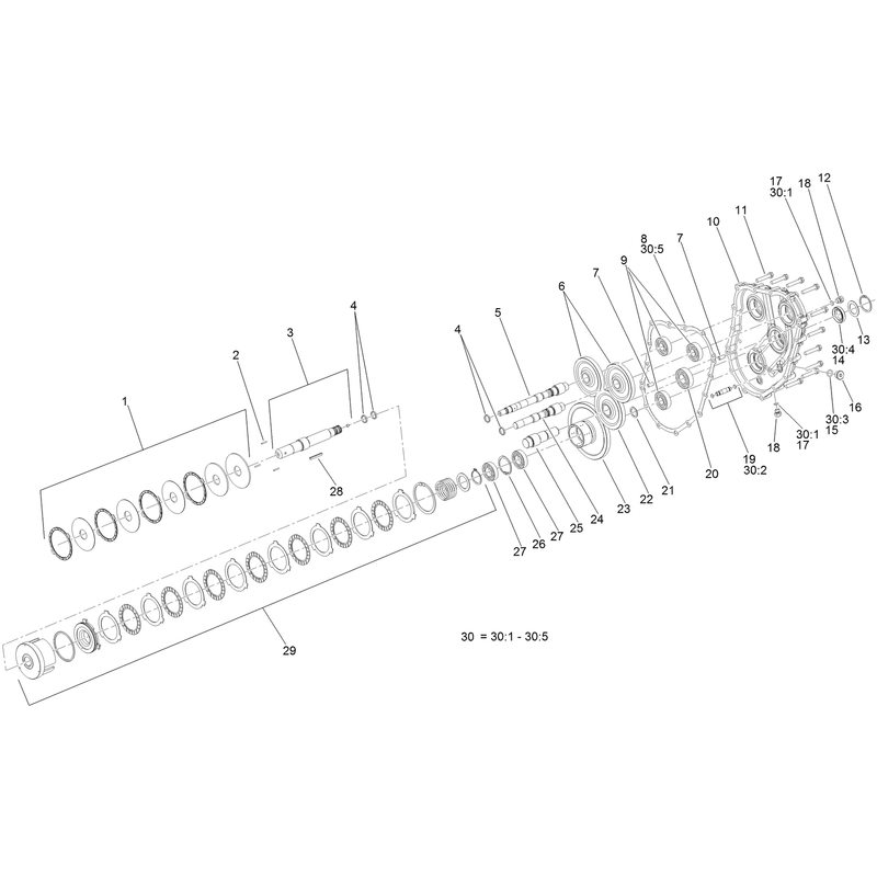Gear Case and Clutch Assembly Transmission Assembly No 131-5510