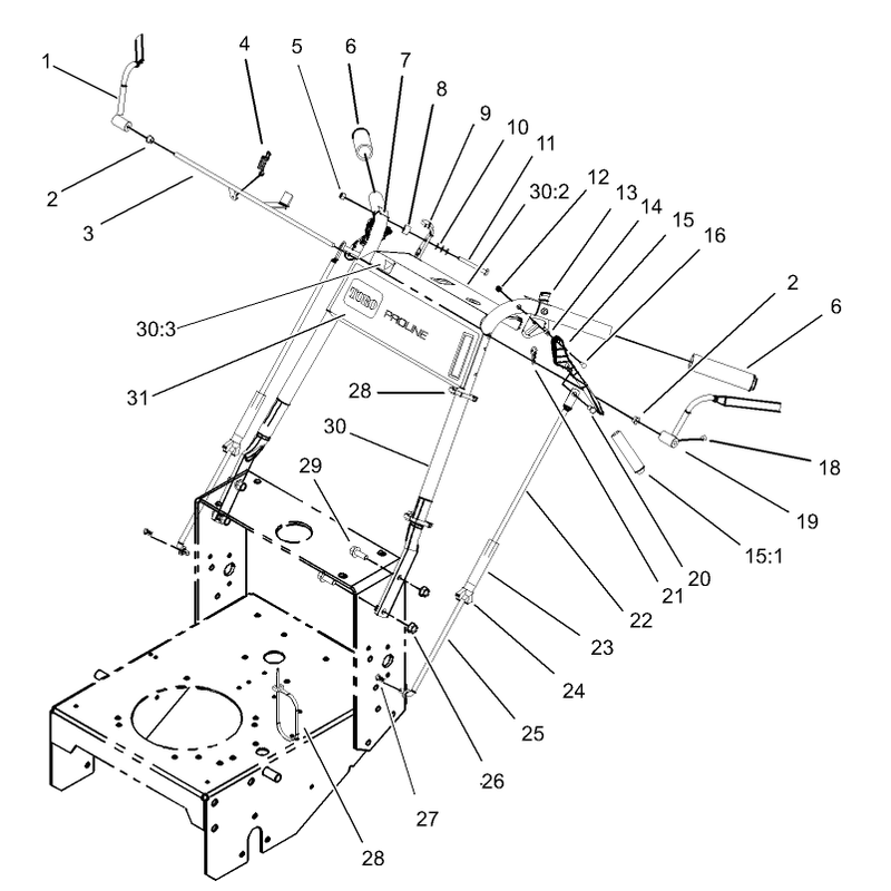Upper Handle Assembly