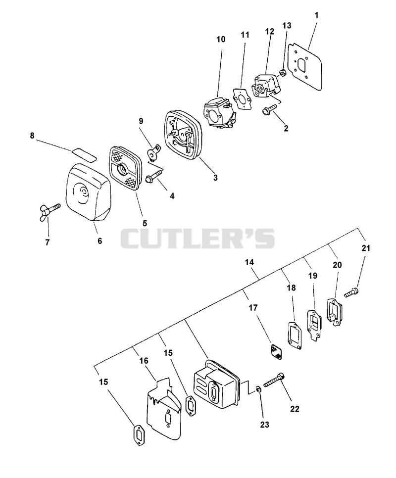 Intake, Air Filter, Exhaust