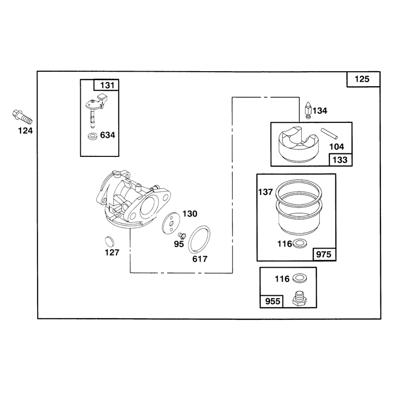 Engine Briggs and Stratton Model 127802-0640-01