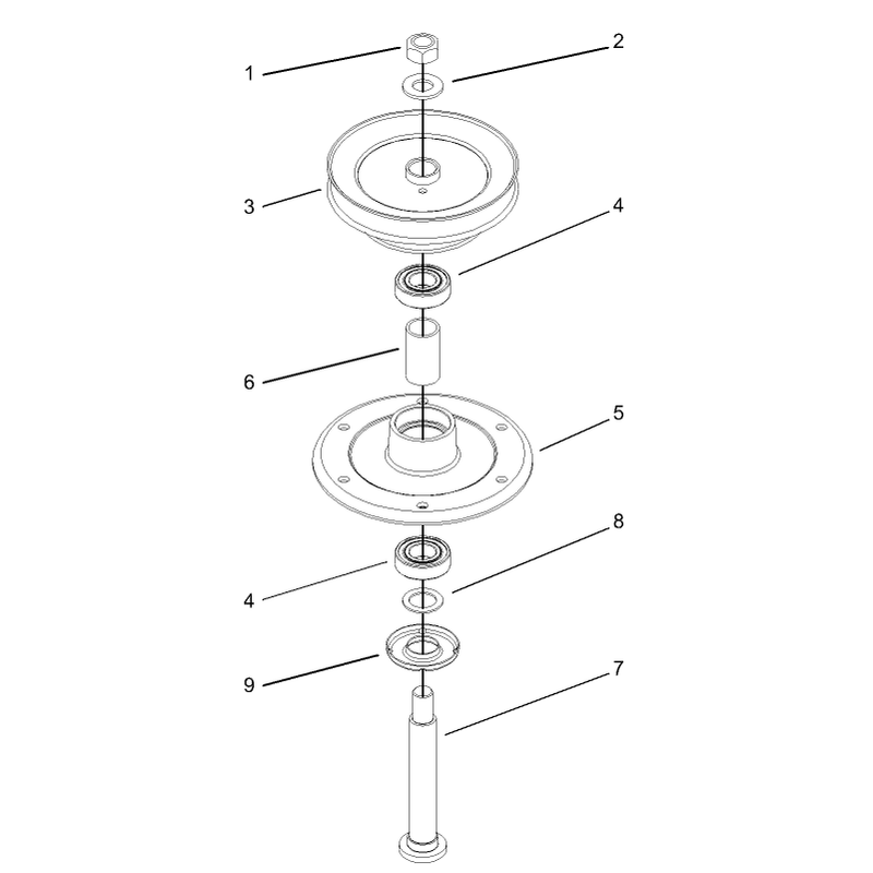Spindle Housing Assembly No 104-6315