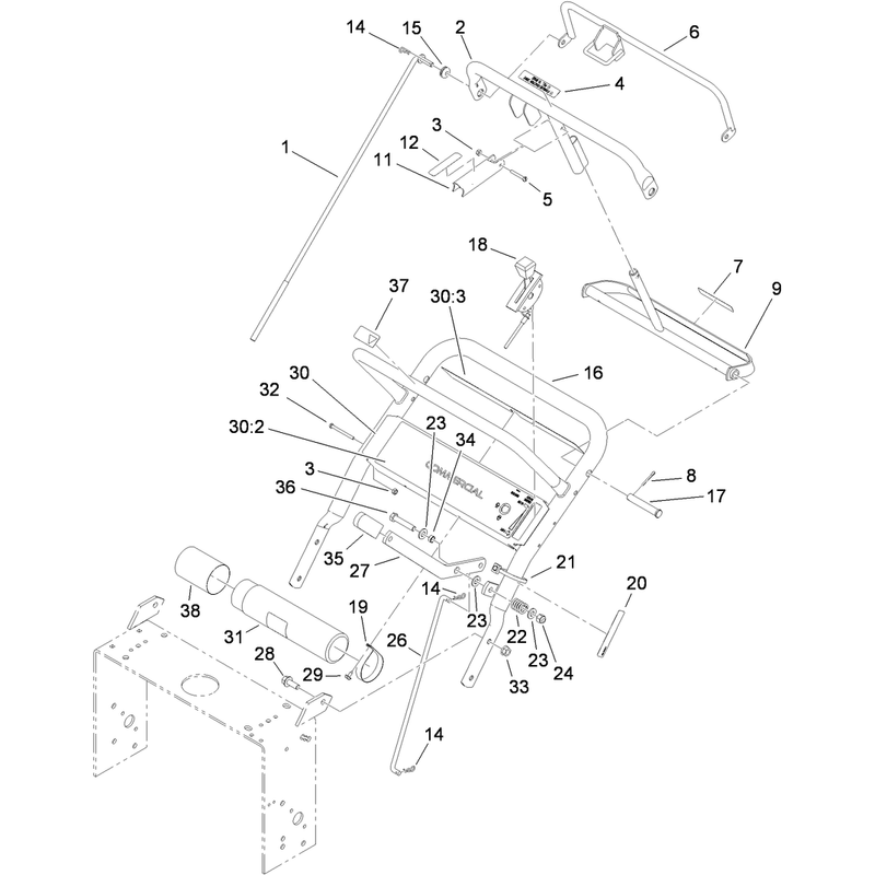 Handle and Control Assembly
