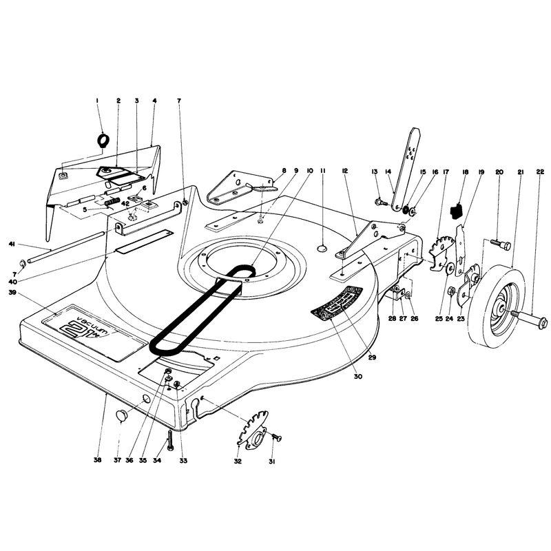Mower Housing Assembly Model 16870
