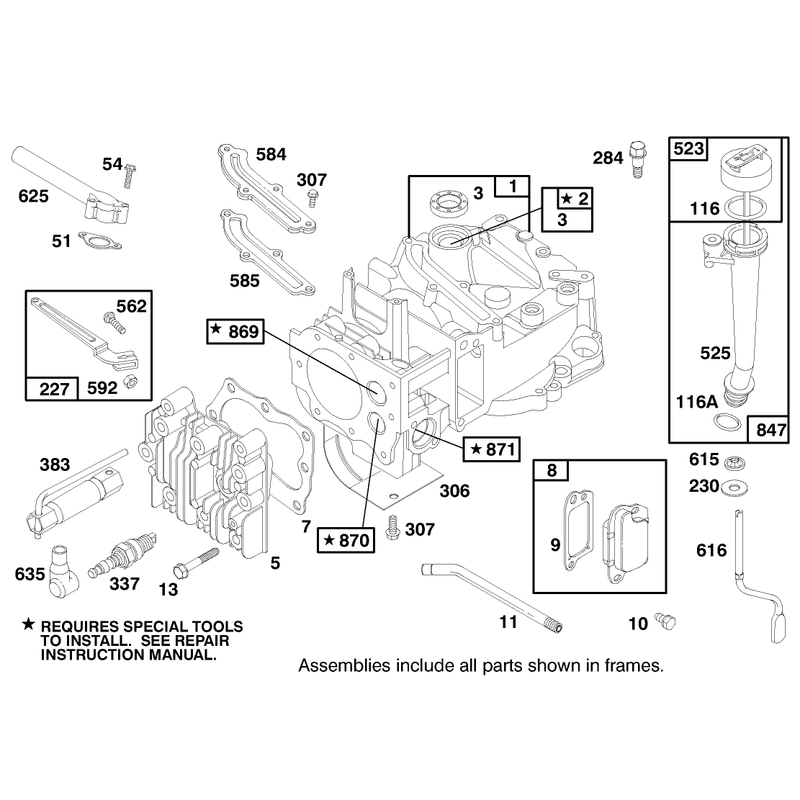 Engine Briggs and Stratton Model 12f802-1787-E1