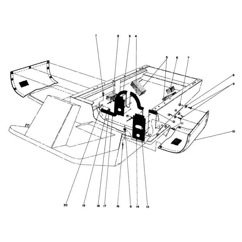 Tractor Shield Kit Model No. 30563 (optional) For Use With Cutting Unit Model No. 30568