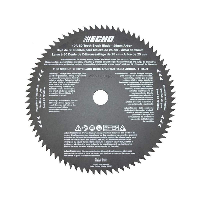 Echo 69500121431 Tooth Blade 10" for SRM-3800,SRM-400 U
