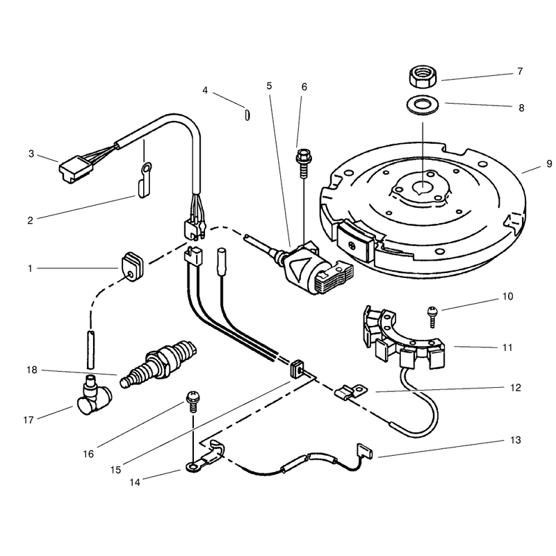 Electric Equipment Assembly Kawasaki Model Fb460v-As38