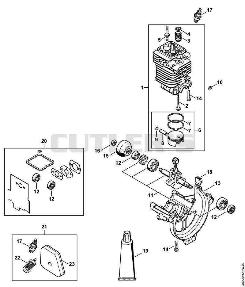 Cylinder, Engine pan