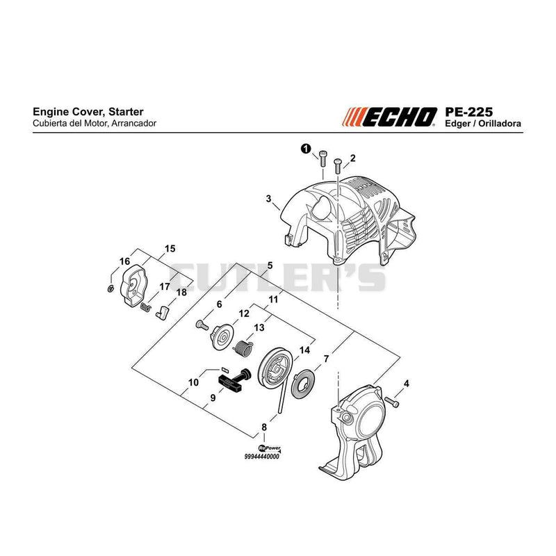 Engine Cover, Starter