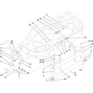 Roller Striping Assembly No 108-2162