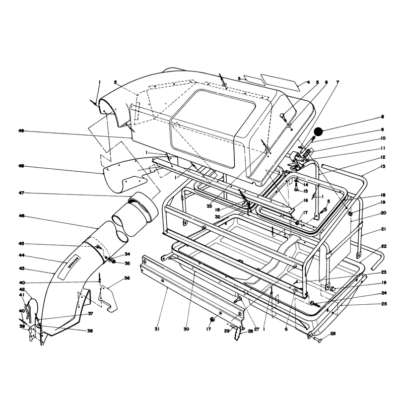 Easy Fill Grass Catcher Model 59120