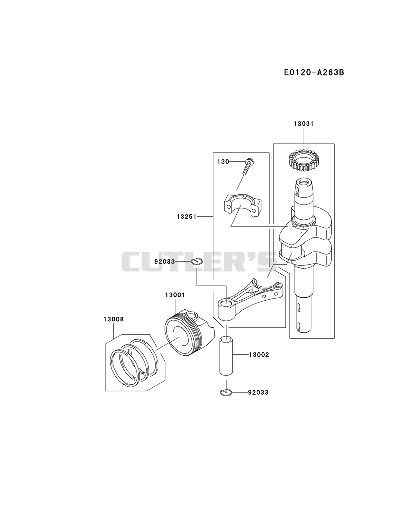 PISTON/CRANKSHAFT