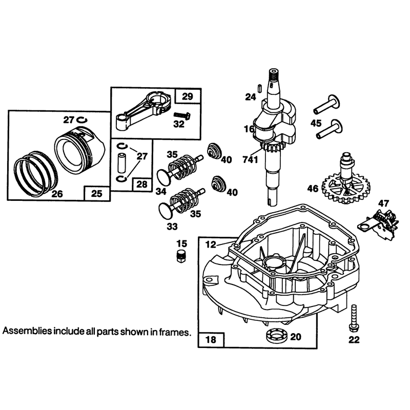 Engine Briggs and Stratton Model 122702-3171-01