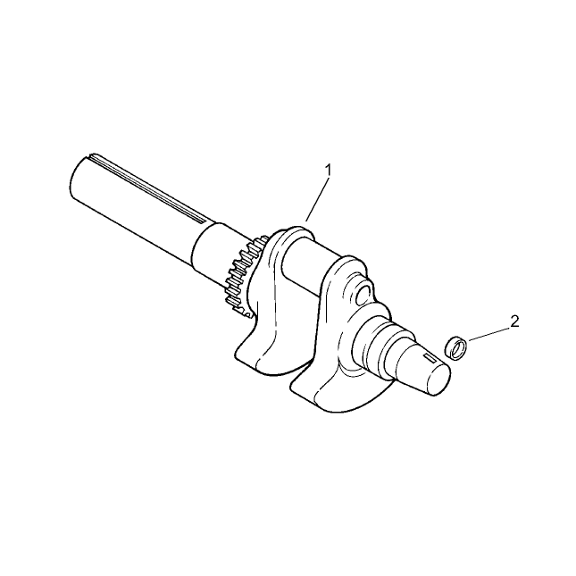 Group 1 Crankshaft Assembly Kohler CH23S-76569