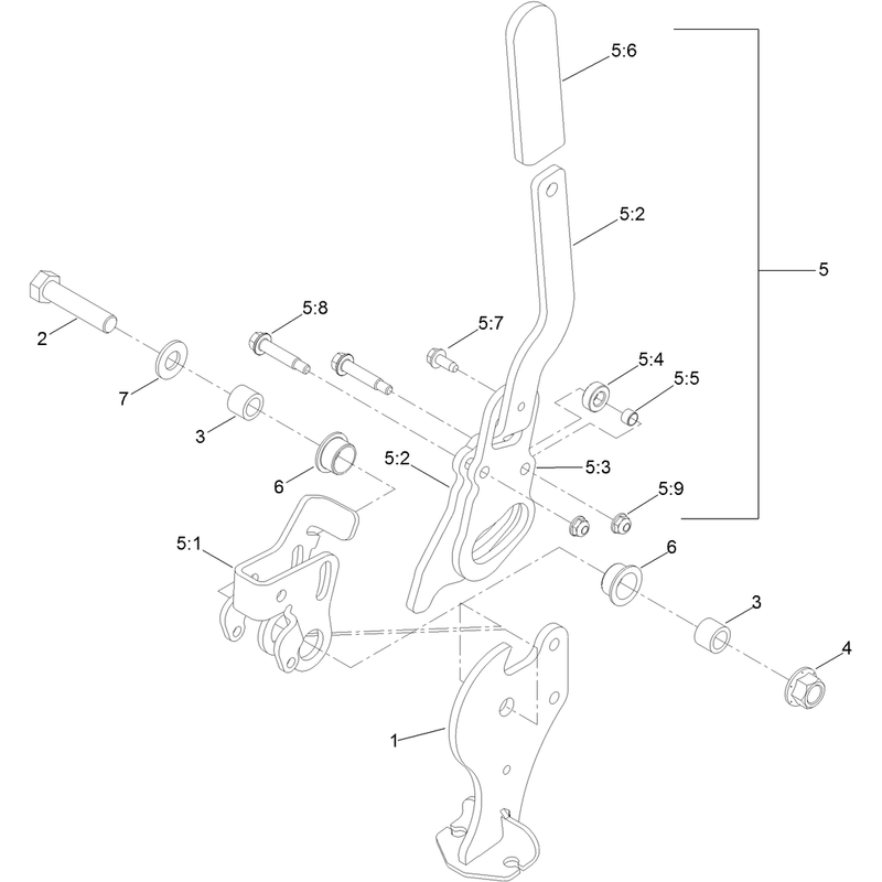 Brake Handle Assembly No. 116-7551