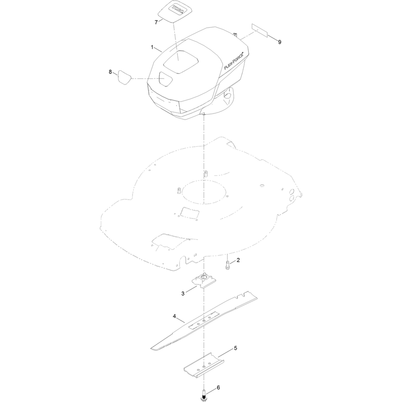 Motor and Blade Assembly