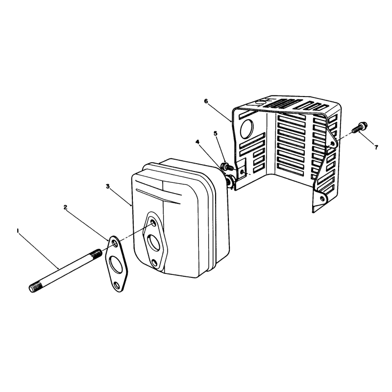 Muffler Assembly Model No Vmg6