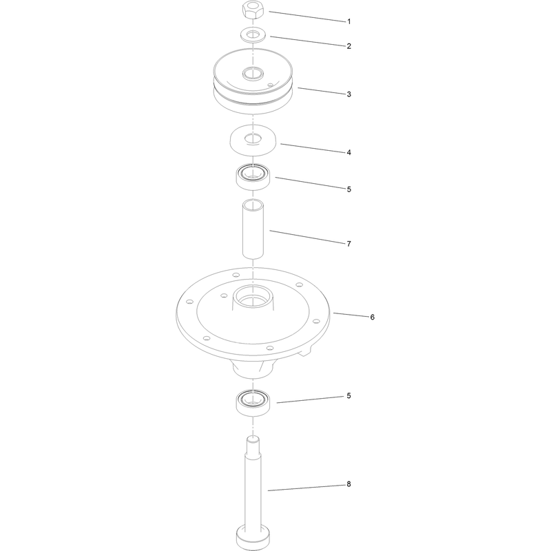 Spindle Assembly No 117-7636