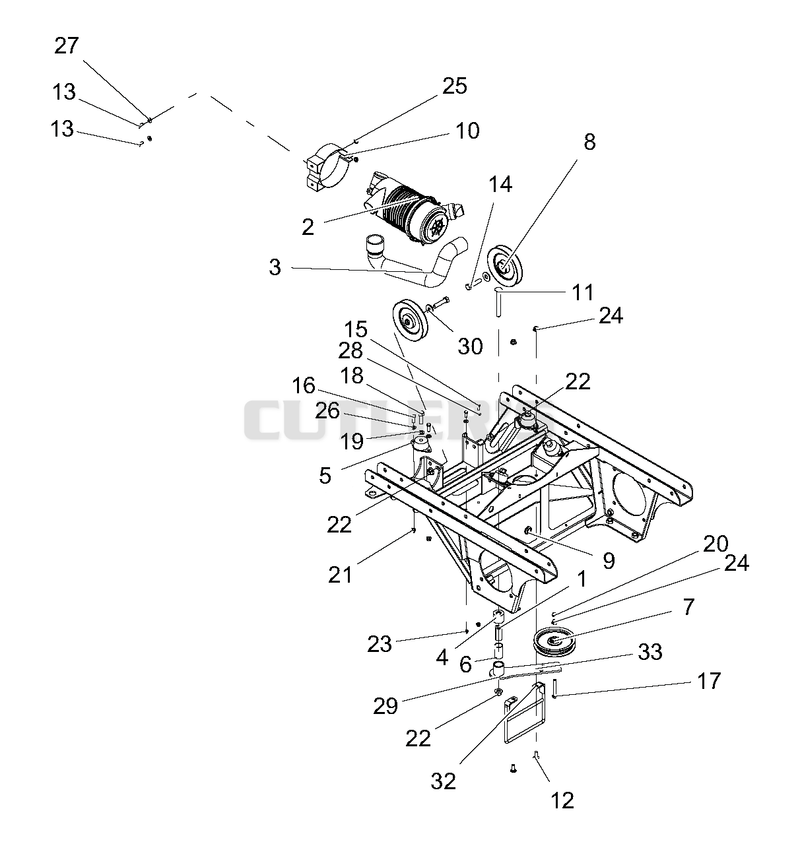 Air Cleaner and Idler