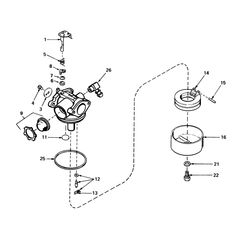 Carburetor No 632050
