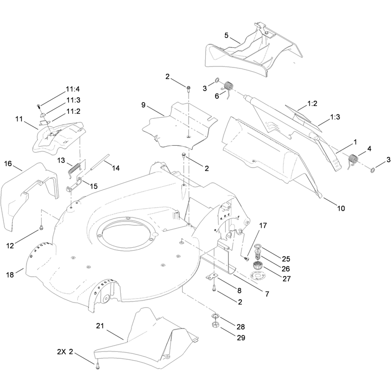 Housing and Rear Door Assembly