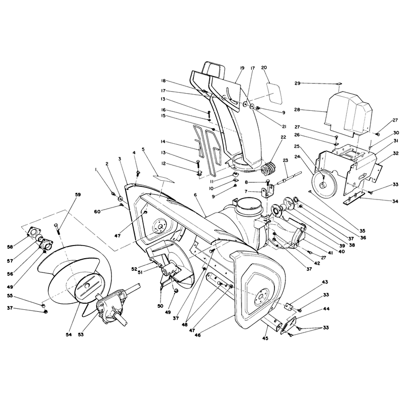 Housing & Chute Assembly