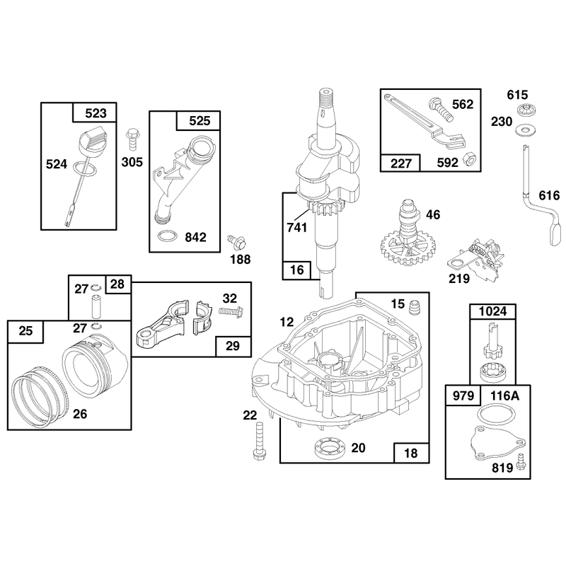 Engine GTS 150 Model No 20475 Only