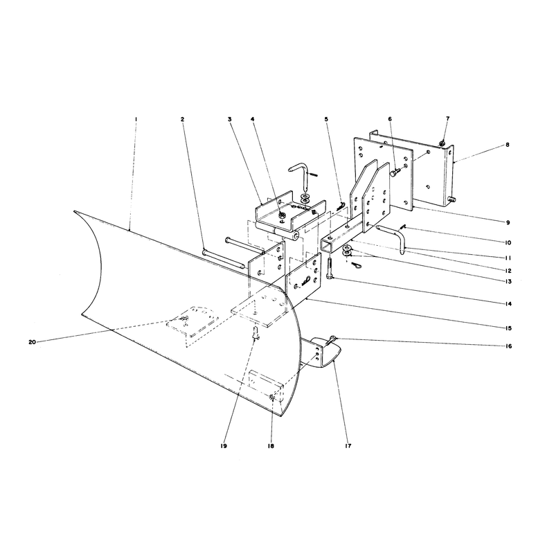Grader Blade Assembly (model No. 59051)