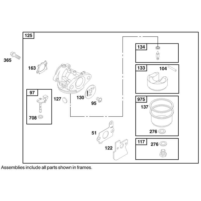 Engine Briggs and Stratton Model 122602-0150-E1