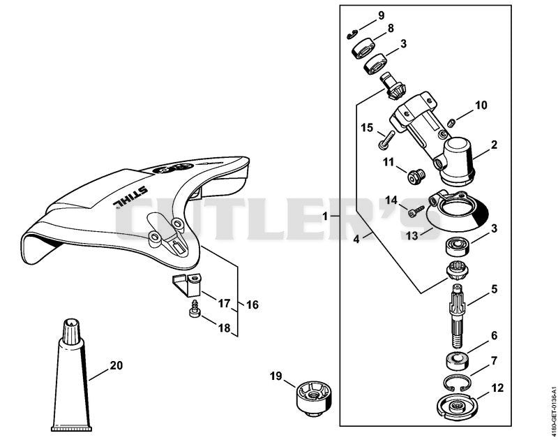 Gear head, Deflector FS 100 RX