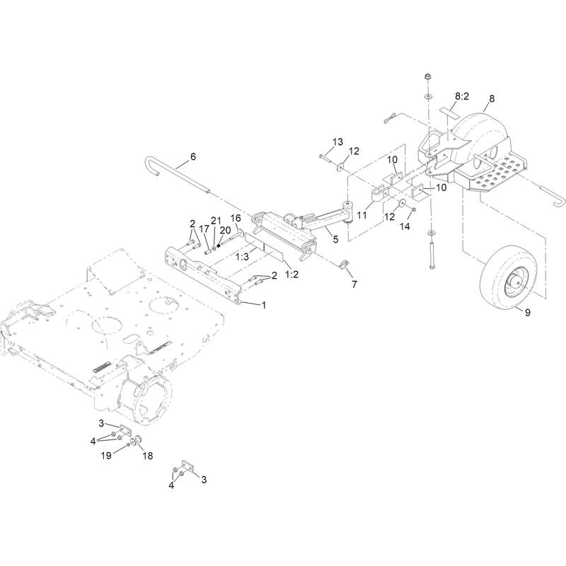 Sulky Frame Assembly
