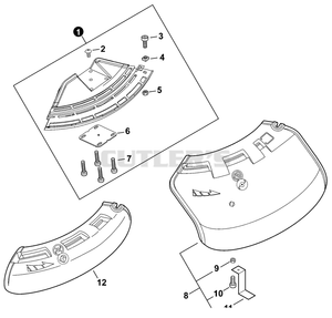 ECHO SRM-520ES_AR Straight Shaft Trimmer Parts Diagram (Serial # U1492