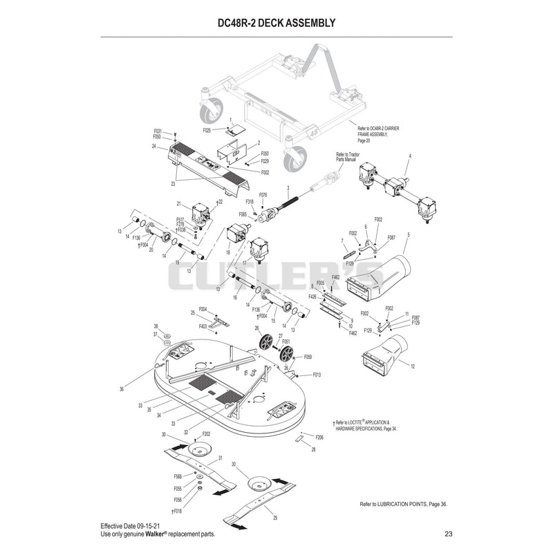 DC48R-2 Deck Assembly