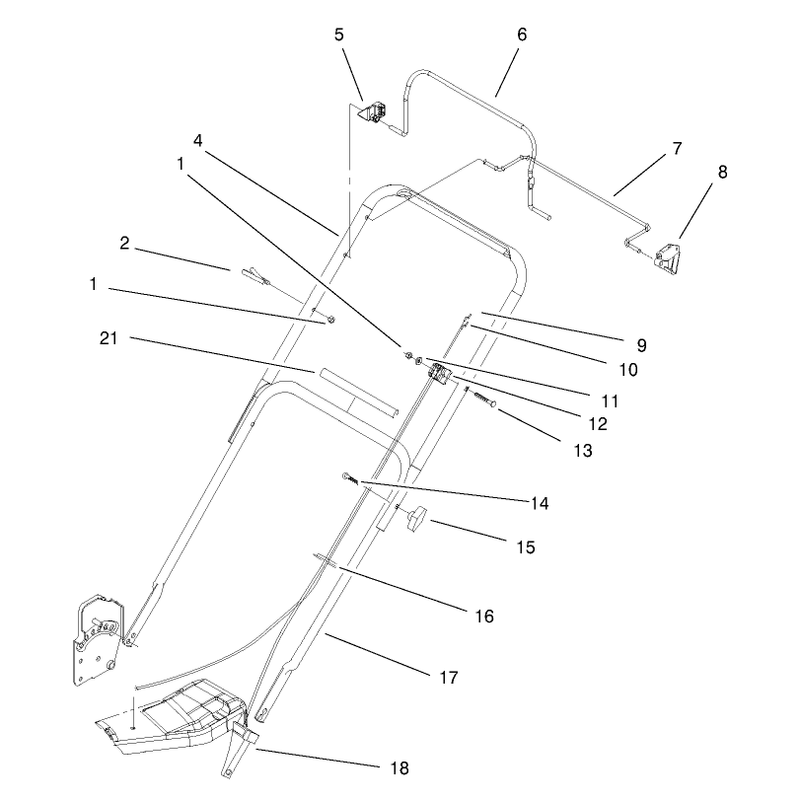 Handle and Controls Assembly