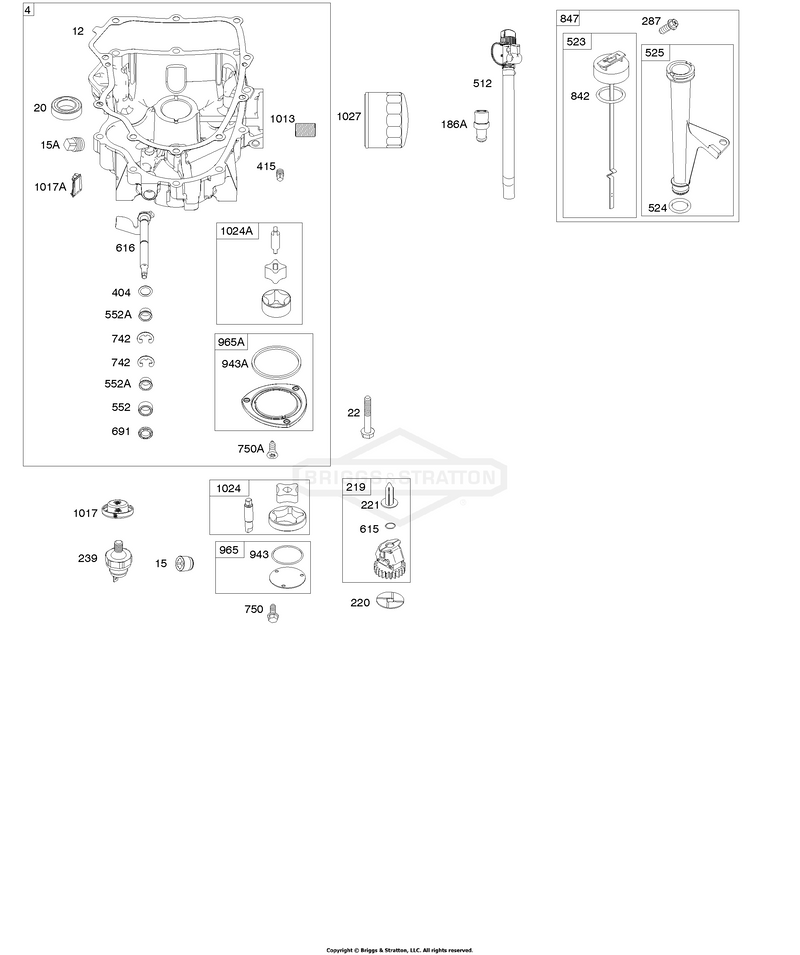 Engine Sump, Oil Pump, Dipstick/Tube Assembly