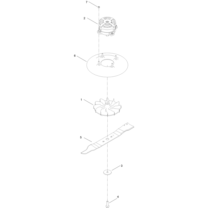 Motor and Blade Assembly