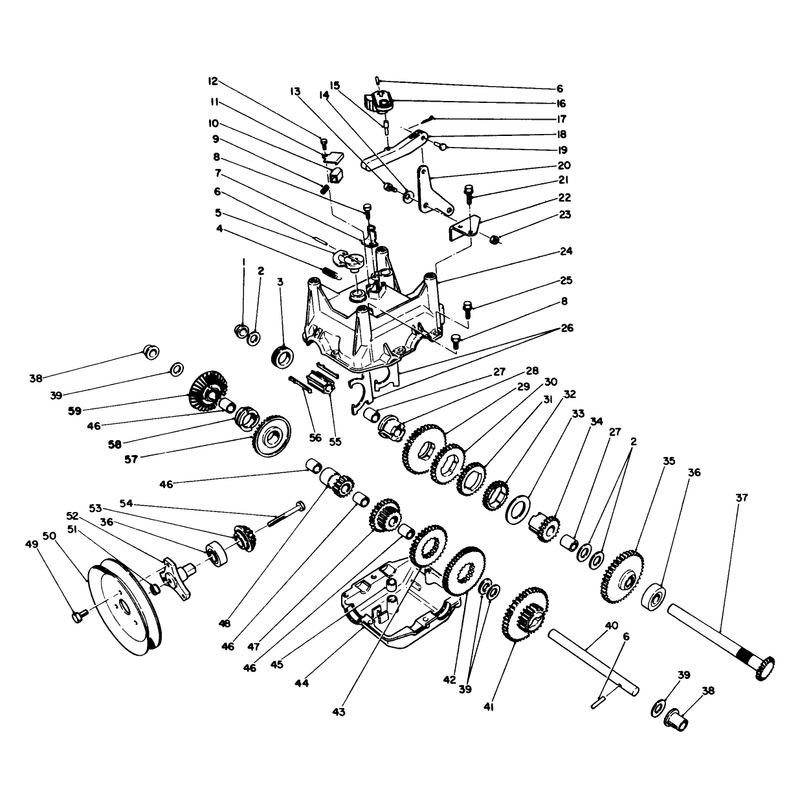 Transmission Assembly No. 66-8030