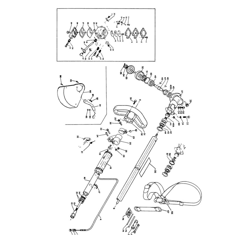 Drive Shaft Handle and Gear Case