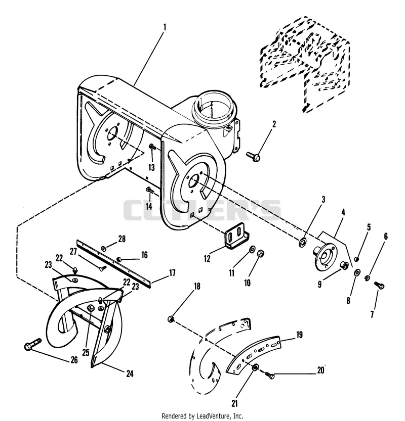 Auger/Impeller Housing