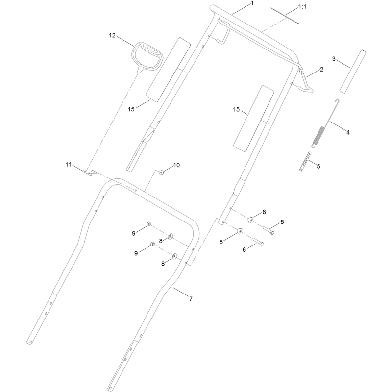 Upper Handle Control Assembly