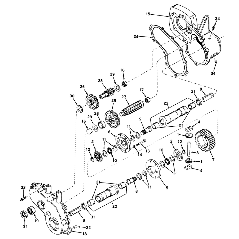 Transaxle Model No. 1302 Assembly