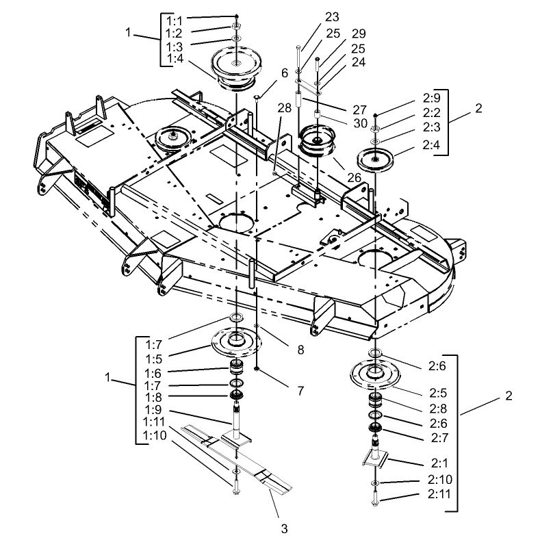 Spindle and Pulley Assembly