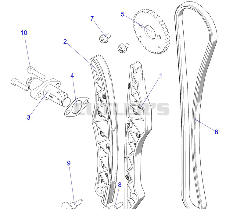 Engine, Cam Chain and Tensioner