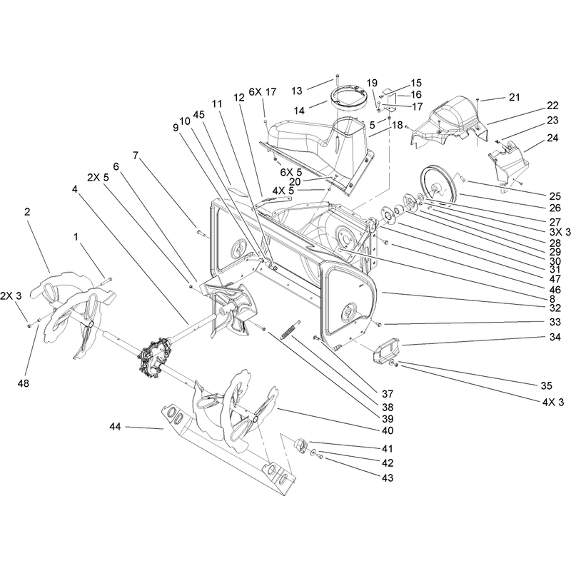 Auger and Housing Assembly