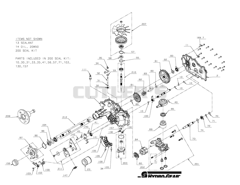 Transmission, RH - 04827800