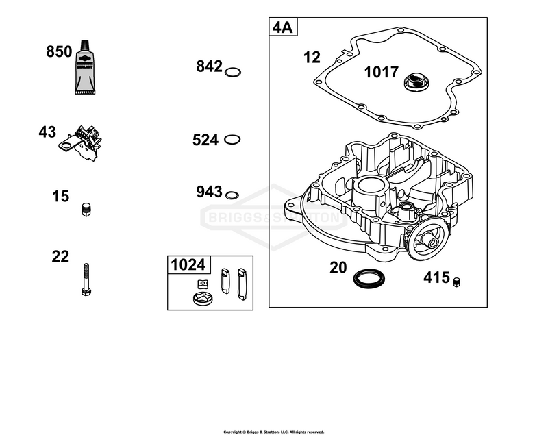 Crankcase Cover/Sump Group