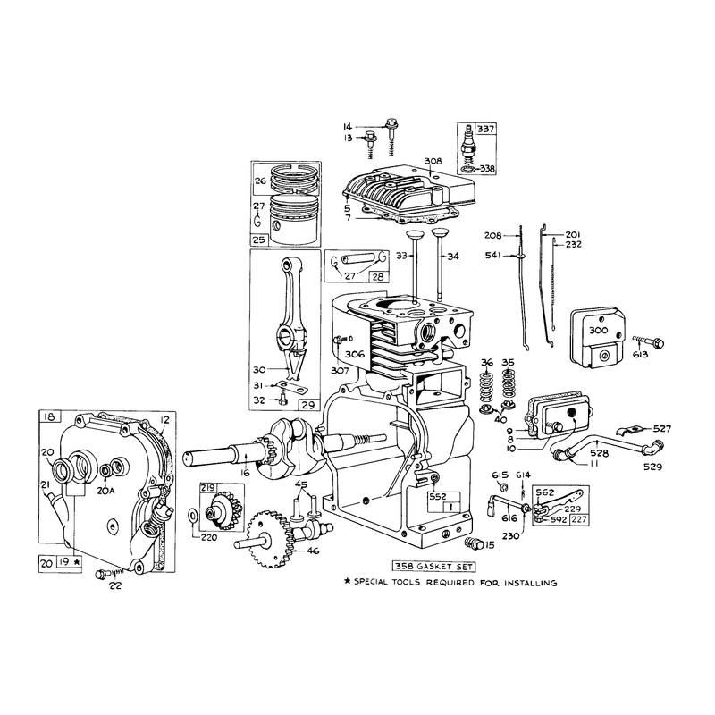 Engine Model No. 100292
